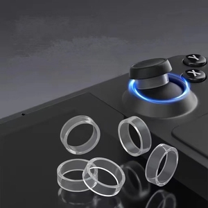 4 Uds anillo de Joystick de silicona para Steam Deck/Quest2/Pico4 cubierta de goma resistente al desgaste para <span class=keywords><strong>PS5</strong></span> <span class=keywords><strong>VR2</strong></span>/Meta Pro accesorios de juego - Product Image 1