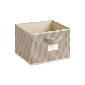 Woven Fabric <b>Storage</b> <b>Box</b> Rectangle Foldable Lidless Clothing Organizer For Wardrobe Home Use Summer 2026 - Product Image 2