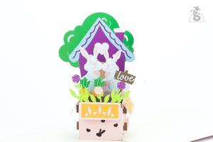 Cartes-cadeaux d'amour 3D découpées au laser | Cartes pop-up en papier artisanal pour les occasions spéciales du Vietnam - Product Image 4