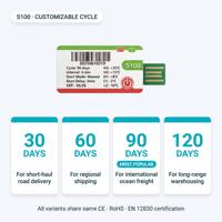 OEM ODM Potmagic S100 Enregistreur de température USB à usage unique pour la logistique de la chaîne du froid, personnalisé, capacité de 90 cycles/jours
