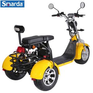 Yongkang X7 600W Flj T113 40 Mph Patinete eléctrico de <span class=keywords><strong>tres</strong></span> <span class=keywords><strong>ruedas</strong></span> con asiento Kids Citycoco - Product Image 3