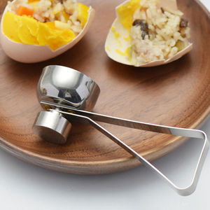 Batidor de Huevos de Acero Inoxidable 304 de Alta Calidad, Abridor de Huevos Creativo de Una o Dos Cabezas <span class=keywords><strong>para</strong></span> Uso en la Cocina del Hogar - Product Image 3