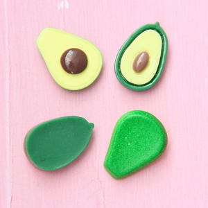 Abalorios de resina planos con forma de frutas para manualidades DIY, para pulseras, lazos para el pelo, pinzas para el pelo, bisutería, tarjetas y manualidades. - Product Image 5