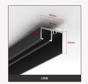 ประตูบานเลื่อนรางซ่อนแบบไร้รางล่างพร้อมอุปกรณ์เสริม - Product Image 6