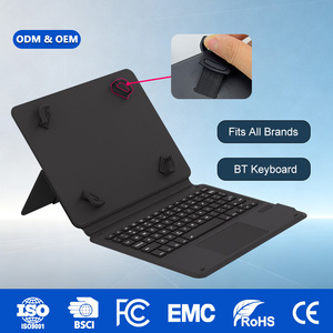 Vente en gros de coques de clavier multi-marques de 10,9 à 11 pouces, support réglable à 4 clips avec emplacement pour stylet et pavé tactile pour tablettes de 10,9 à 11 pouces - Product Image 1