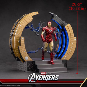 Zd Toys Iron Man Original y Genuino de Marvel, 10.º Aniversario - IRON MAN <span class=keywords><strong>MK</strong></span> 6 CON PLATAFORMA DE ELEVACIÓN, Figuras de Acción a Escala 1/10 con Articulaciones Móviles - Product Image 3