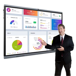 Pantalla táctil interactiva todo en uno de 55 pulgadas 4K con obturador deslizante para jardín de infantes, formación, enseñanza y conferencias - Product Image 5