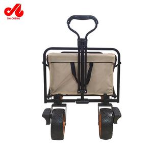 DC-7803 переносная уличная Складная садовая пляжная рыболовная тележка, Индивидуальная поддержка OEM с широкими колесами для кемпинга - Product Image 3