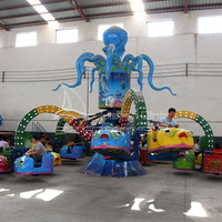 Manège géant en forme de pieuvre pour enfants et adultes, équipement de parc d'attractions, fête foraine