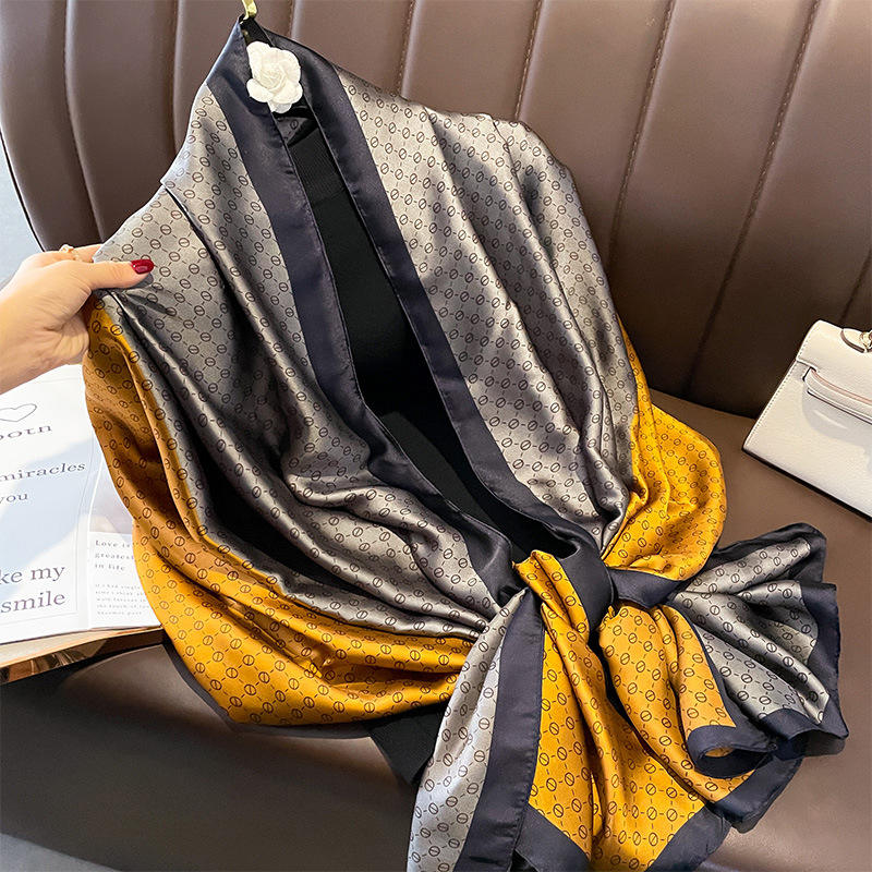 Elegant Dress with Scarf Design Wholesale Available