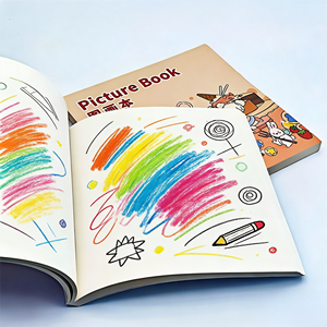 Carnet de croquis épaissi pour enfants, papier à dessin vierge pour étudiants, livre d'art à peindre à la main, livre d'images - Product Image 2