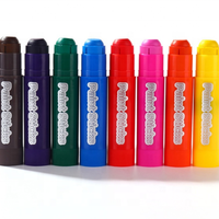 8-Farben Schnelltrocknender Fester Farbstift, Wasserbasierende Kreide für Fenster Papier Leinwand, DIY-Kunstschöpfung, Individuelles Logo Großhandel