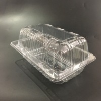Boîte d'emballage de pain à gâteau transparente d'usine OEM boîte d'emballage à couvercle haut bops boîte d'emballage conteneur de boulangerie boîte en plastique à emporter
