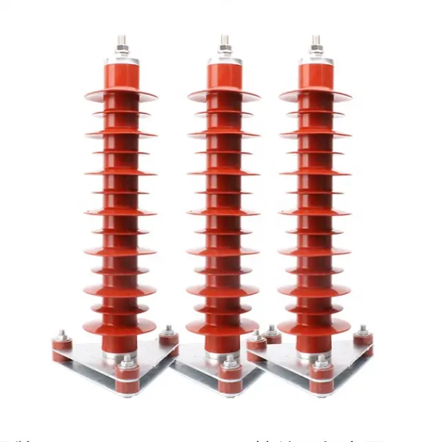 Yh5wz 3-110kv ngoài trời điện áp cao sét arrester cho nhà máy điện