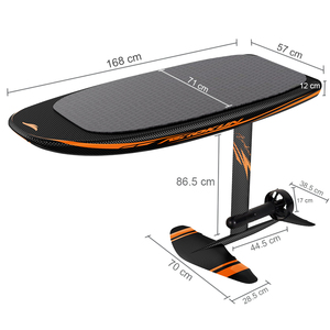 لوح هيدروفويل عالي الجودة من الكربون الكامل، لوح ركوب الأمواج الكهربائي، لوح ركوب الأمواج بمحرك نفاث - Product Image 2