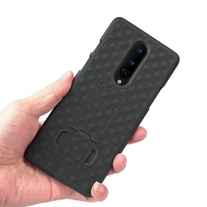 Étuis de téléphone avec béquille pour <span class=keywords><strong>OnePlus</strong></span> 6 7 8 9 <span class=keywords><strong>Pro</strong></span>, en TPU et PC, robustes, avec clip de ceinture rotatif - Product Image 5