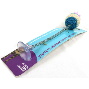 ของเล่นสปริงแบบมีถ้วยดูดพร้อมลูกบอลไซซอลสำหรับแมวเลี้ยงในบ้าน PETDOM - Product Image 4