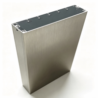 Multi-channel Brushed Aluminum Extruded Housing Slot Design for DIN Rail Mount, PLC Module & Relay Bank Case