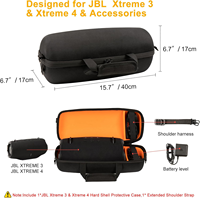 Étui de rangement pour haut-parleur en EVA personnalisable, étanche, antichoc, anti-poussière, écologique, couleur et logo personnalisés, OEM/ODM