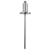Sonda de Temperatura RTD PT100, Sensor de Platino, Precisión Industrial, Medición de Líquidos Químicos y Alimentos