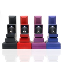 Umweltfreundliche Schmuckbox-Sets mit Individuellem Logo und LED-Beleuchtung für Halsketten, Armbänder und Ringe aus Samt, Kunststoff und PU