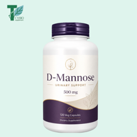 Compléments de D-Mannose OEM/ODM, D-Mannose 500 mg, certifié sans OGM, pour la santé des voies urinaires, 120 capsules végétales