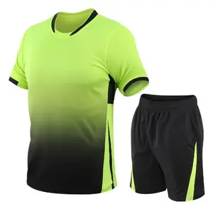 Großhandel Mesh schnell trocknen Trainings anzug Sommer Kurzarm T-Shirt Shorts Mode Herren Anzug Marke Casual Sportswear Herren Sport Set