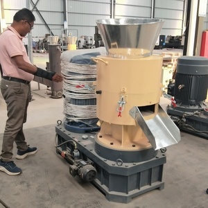 New Animal Poultry <b>Feed</b> Straw Rice Flat Die Mill Pelletizer High Productivity 80-800kg/h - Product Image 4