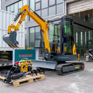 2.5 T <span class=keywords><strong>Miniature</strong></span> <span class=keywords><strong>pelleteuse</strong></span> Excavadora Mini chenille hydraulique petite taille roue Construction <span class=keywords><strong>pelleteuse</strong></span> jardin ménage ferme serre - Product Image 6