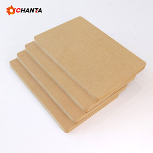 Panneau MDF rainuré d'usine 5mm 12mm 15mm 18mm E0 E1 HMR, panneau de bois hydrofuge vert uni, prix du panneau MDF - Product Image 6