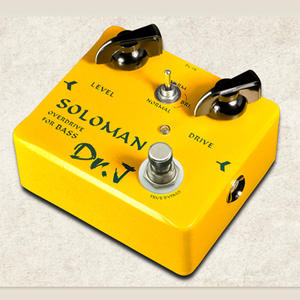 دواسة تأثير أوفر درايف للجيتار الكهربائي والباس من سلسلة JOYO Zhuole <span class=keywords><strong>DR</strong></span>. J طراز D52 مع تحكم بالمقبض وتصميم متين - Product Image 3