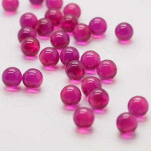Khác Nhau sáng nhân tạo vòng Red Ruby 5 # Cabochon hạt Loose đá quý kích cỡ khác nhau và màu sắc có sẵn - Product Image 5