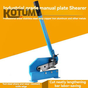 Manuelle Eisenblech schere Industrie 8 Zoll Hand Metallplatte Scher maschine Edelstahl Kupfer Aluminium Schneidwerk zeug - Product Image 2