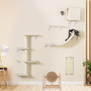 Gatto Scratcher giocattolo con palla di Sisal gatti che graffiano palla di corda interattivo rotabile in legno Pet gratta giocattoli durevoli - Product Image 4