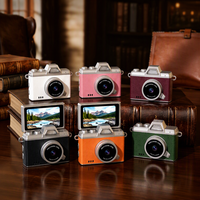 Kamera Digital Mini Seukuran Telapak Tangan 180 °   Kamera Digital Portabel dengan Layar Selfie Flip, Lampu Flash, dan Berbagai Filter, Dilengkapi Gantungan Kunci