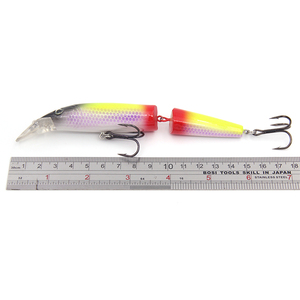 <span class=keywords><strong>Esca</strong></span> <span class=keywords><strong>Artificiale</strong></span> Minnow Snodata a 2 Sezioni 15cm, Affondante, Tipo Pencil, <span class=keywords><strong>con</strong></span> Ancorette per la <span class=keywords><strong>Pesca</strong></span> al Bass - Product Image 2