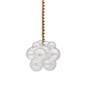 Lámpara colgante de cristal nórdico de burbuja orgánica, apartamento, sala de estar, globo, restaurante, personalidad, candelabro colgante de círculo LED - Product Image 1