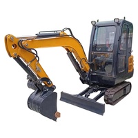 Livraison Gratuite - Mini-Excavatrices Hydrauliques de Jardin CE EPA, Pièces de Moteurs Kubota Portables, 2,5 Tonnes