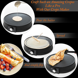 Sartén Eléctrica Profesional para el Hogar, Sartén para Crepas, Máquina Automática para Hacer Panqueques para la Cocina - Product Image 4