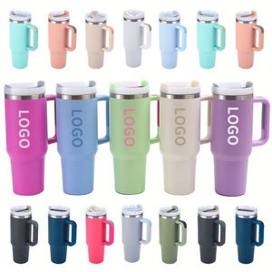 Vaso Térmico de Sublimación de 40oz con Asa, Acero Inoxidable, Doble Pared, Aislamiento al Vacío, Vaso Deportivo Personalizable con Impresión - Product Image 5