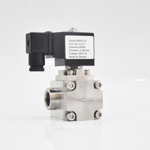 Darhor DHSE 200bar 250bar 300bar thép không gỉ áp lực cao <span class=keywords><strong>solenoid</strong></span> Van <span class=keywords><strong>12V</strong></span> 24V 220V - Product Image 3