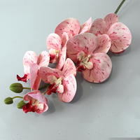 Real Touch Faux Phalaenopsis Orchidée pour plafond de mariage Fleurs suspendues pour l'obtention du diplôme de Noël et la décoration de la fête des mères