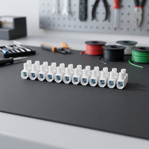Customizable Terminal Junction Blocks PP Steel Material UL94V-2 Fire-Proof Rating for Building <b>Lighting</b> Home Appliances Wiring - Product Image 3