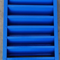 Volet manuel réglable en fibre de verre FRP, persienne à angle contrôlable pour ferme avicole et serre