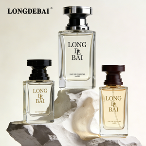 New Arrival Custom clear 30ml 50ml 100ml Square Empty Crimp Pump Sprayer Perfume Glass <b>Bottle</b> with Lid - Product Image 4