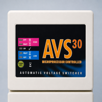 Interrupteur de tension automatique monophasé/triphasé 16A 30A, protection contre les surtensions et les sous-tensions, microprocesseur, 230V 380V, CE CB SONCAP SASO