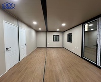 Bâtiment Conteneur Pliable 2 Chambres Maison Modulaire Portable Expédition Chine Conteneur Acier Extensible 20ft 40ft Bureau