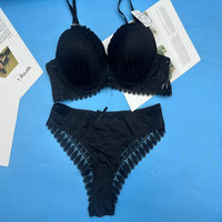 2,15 Dollar Modell YWB084 BH-Größe 40-46D Cup Übergröße Teenager-Mädchen Atmungsaktives Große Größen Damen BH-Slip-Set Gepolsterte BHs für Frauen