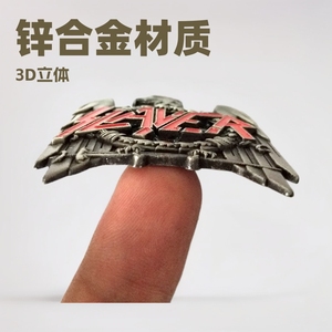 Etiqueta de aleación de zinc con águila en relieve 3D de 50x50 mm, etiqueta de estaño antigua para botellas de vino - Product Image 5