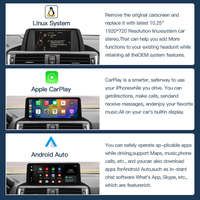 10,25 ''Radio de coche 8 Core con Carplay BMW 3/4 Series F30 F31 F32 F33 F36 pantalla Autoplay Android pantalla táctil de coche